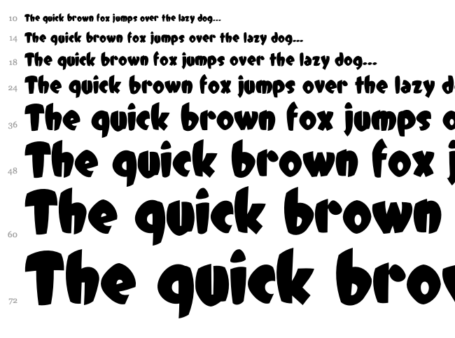 DCC Dreamer font waterfall